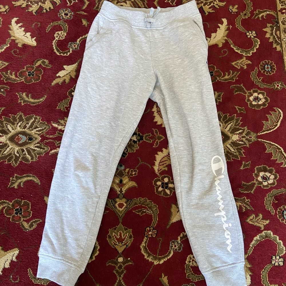 Grey champion sweat pants